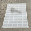 1.5x1.5x0.25" Square Mosaic Tile Silicone Mold - 50 Squares x 1/4" Deep