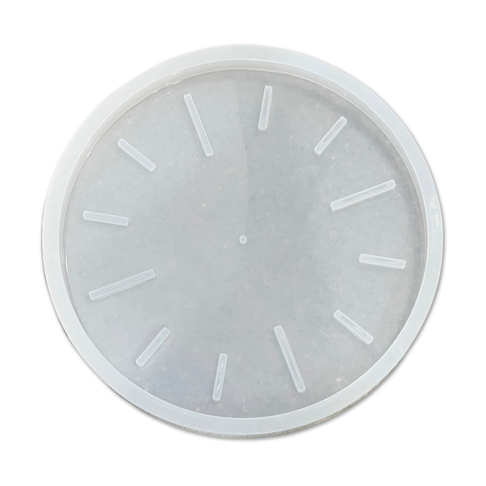 12x1" Deep Clock Silicone Mold For Epoxy Resin - 12" Clock Mold Style 1