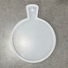 15.7x12x1" Small Round Charcuterie Board With Handle Silicone Mold - Serving Board Mold