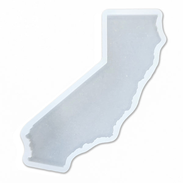16x14x1" State Of California Silicone Mold For Epoxy Resin - Large California Mold