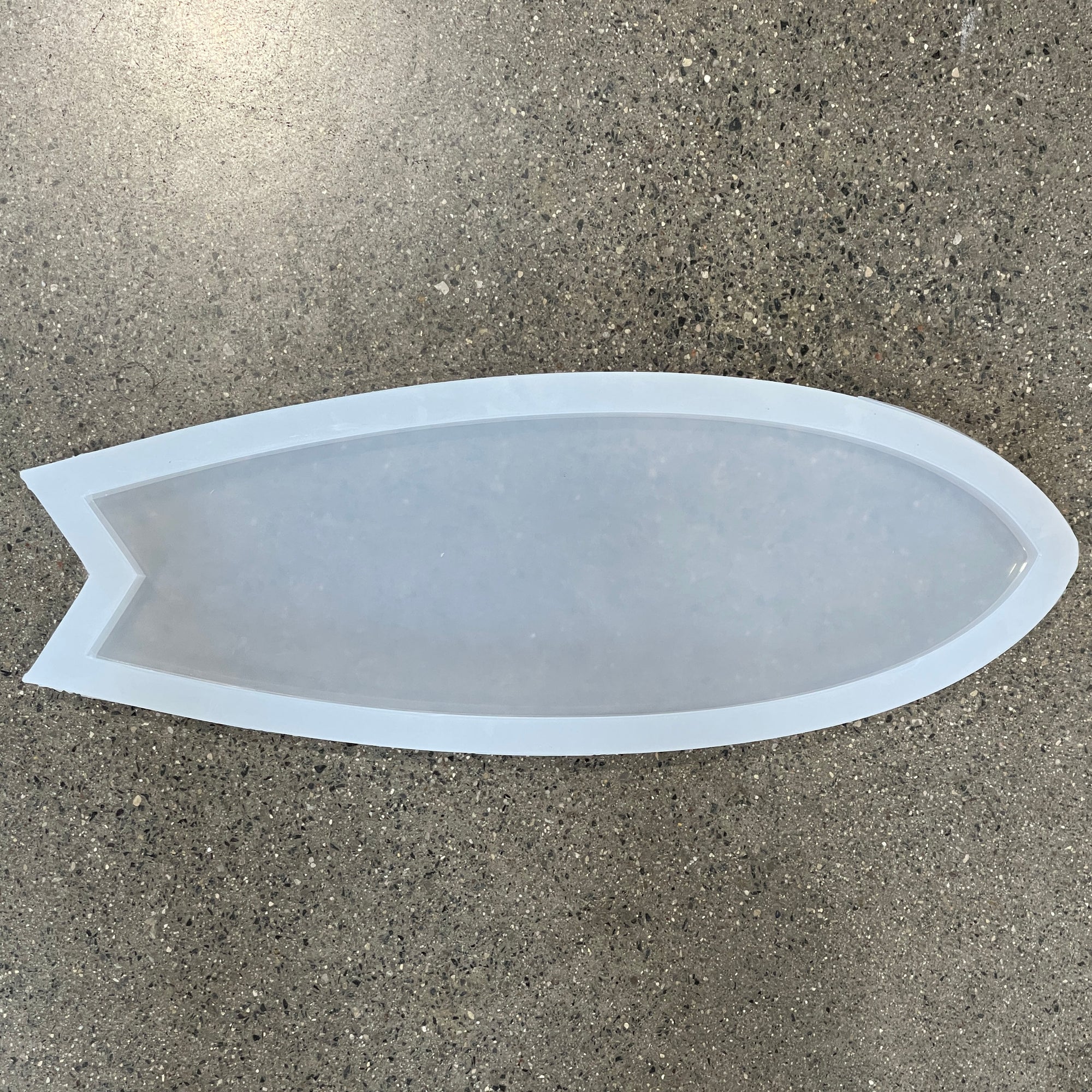 16x5x1" Small Fishtail Surfboard Silicone Mold For Epoxy Resin Crafted Elements