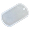 16x8.8x1" Dog Tag Shaped Silicone Mold For Epoxy Resin
