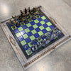19x19x0.5" Full Size Chess Board Silicone Mold With 2" Squares