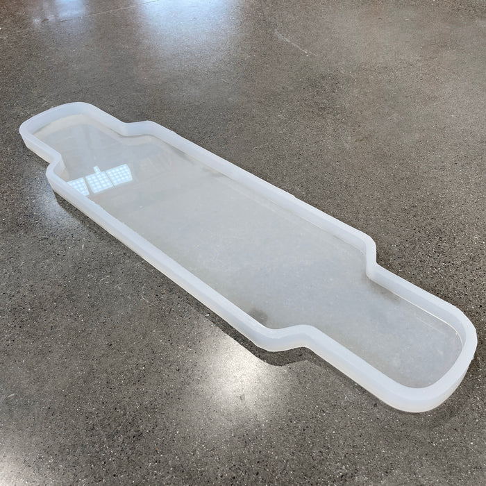 36.5x8.5x1" Cutaway Longboard Silicone Mold