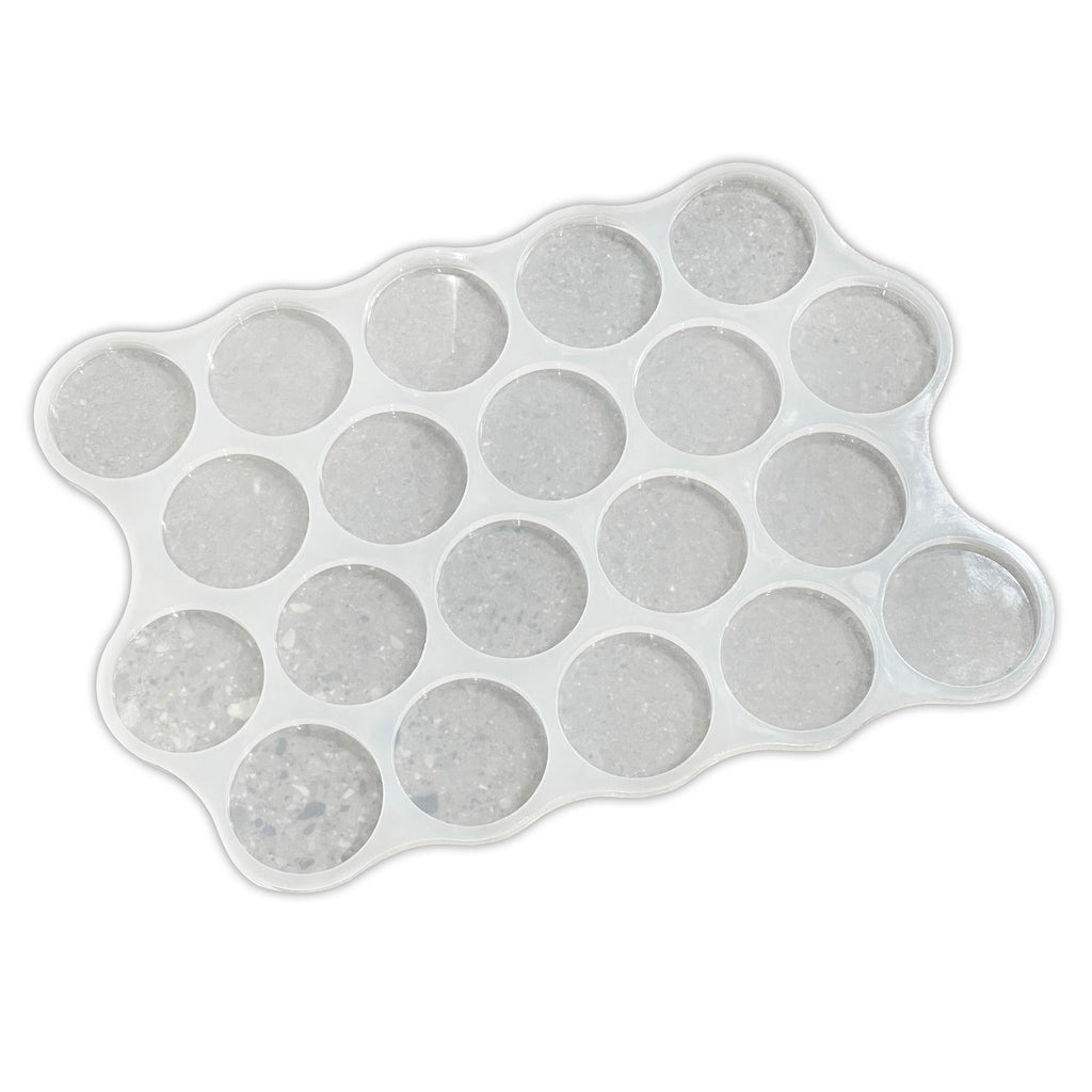Round Rectangle Handle Tray Resin Molds Coaster Silicone Mold For
