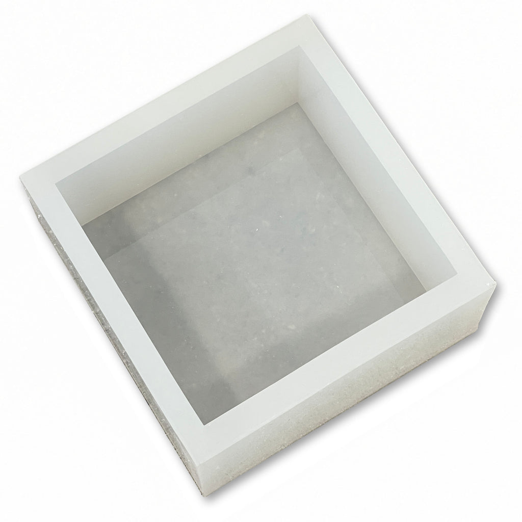 Clear Silicone 6 X 6 X 2 Block Mold / Deep Silicone Mold / Resin