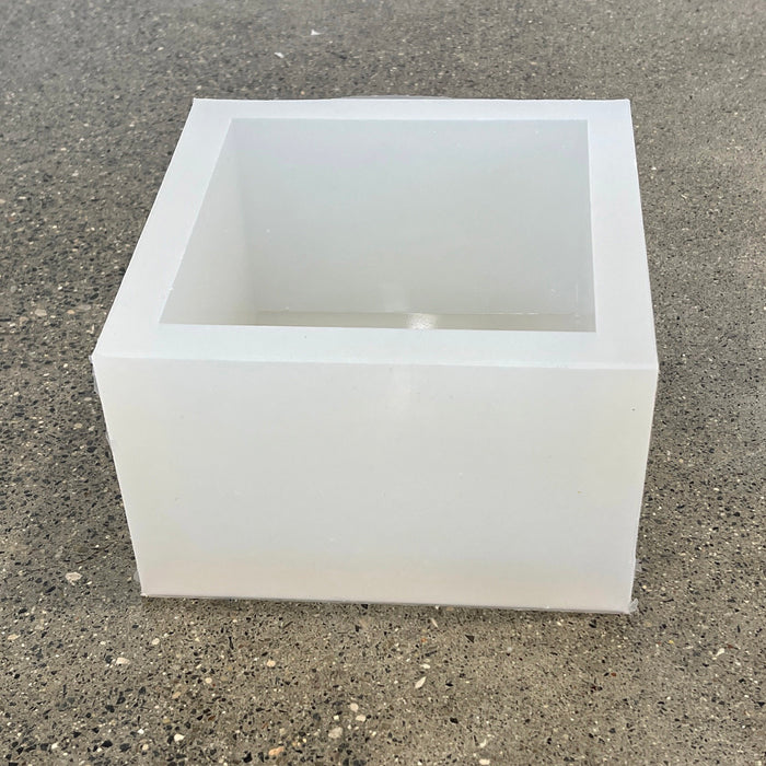 6x6x4" Silicone Mold For Epoxy Resin - Deep Casting Mold