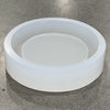 8x2" Round Deep Tray Silicone Mold For Epoxy Resin - 1" Deep Dish Mold