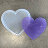 9x9x0.75" Heart Shaped Silicone Mold For Epoxy Resin - Heart Mold