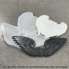 Dual Angel Wings For Cross Mounting - Silicone Mold