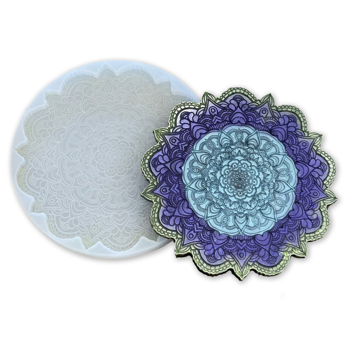 Mandala Flower 1 - 13x3/4" - Silicone Mold