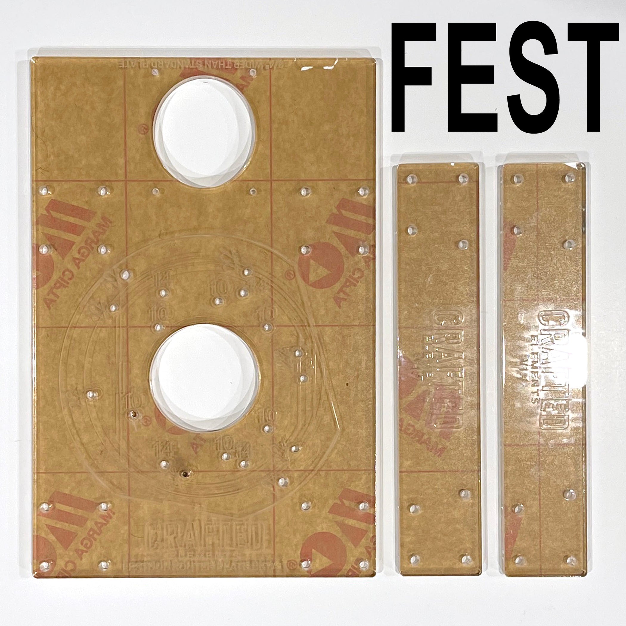 Router Sled Acrylic Router Base & Brackets — Crafted Elements