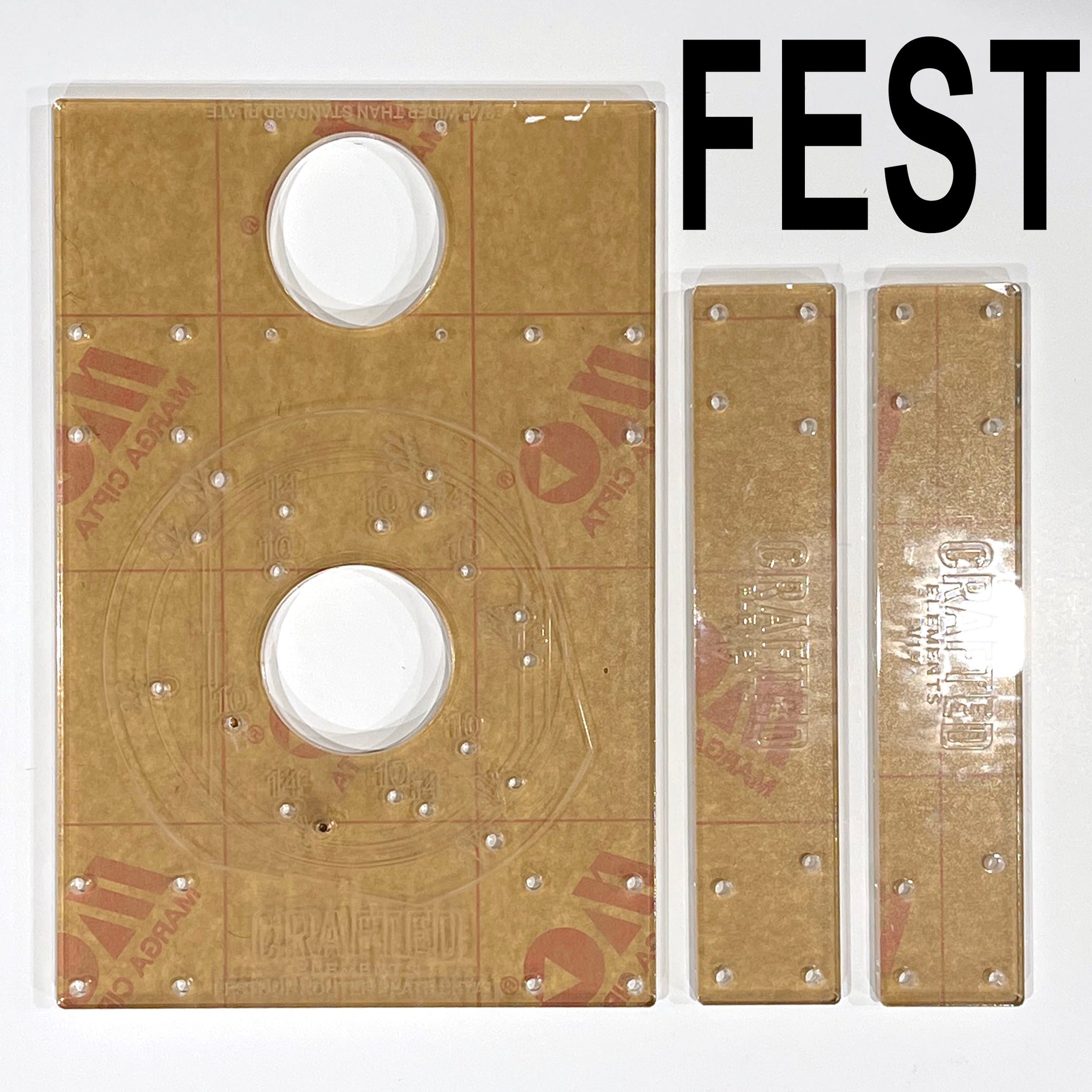 Router Sled Acrylic Router Base & Brackets — Crafted Elements