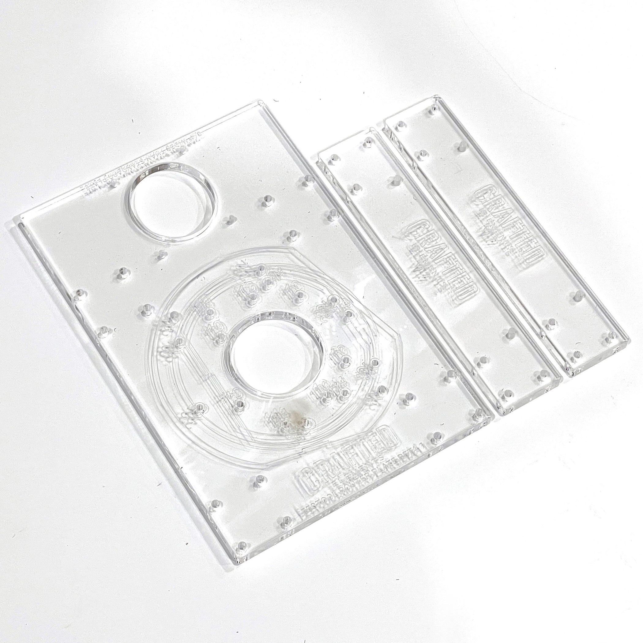Router Sled Acrylic Router Base & Brackets — Crafted Elements
