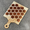 Honeycomb Inlay Acrylic Router Template - Hexagon Matrix Template