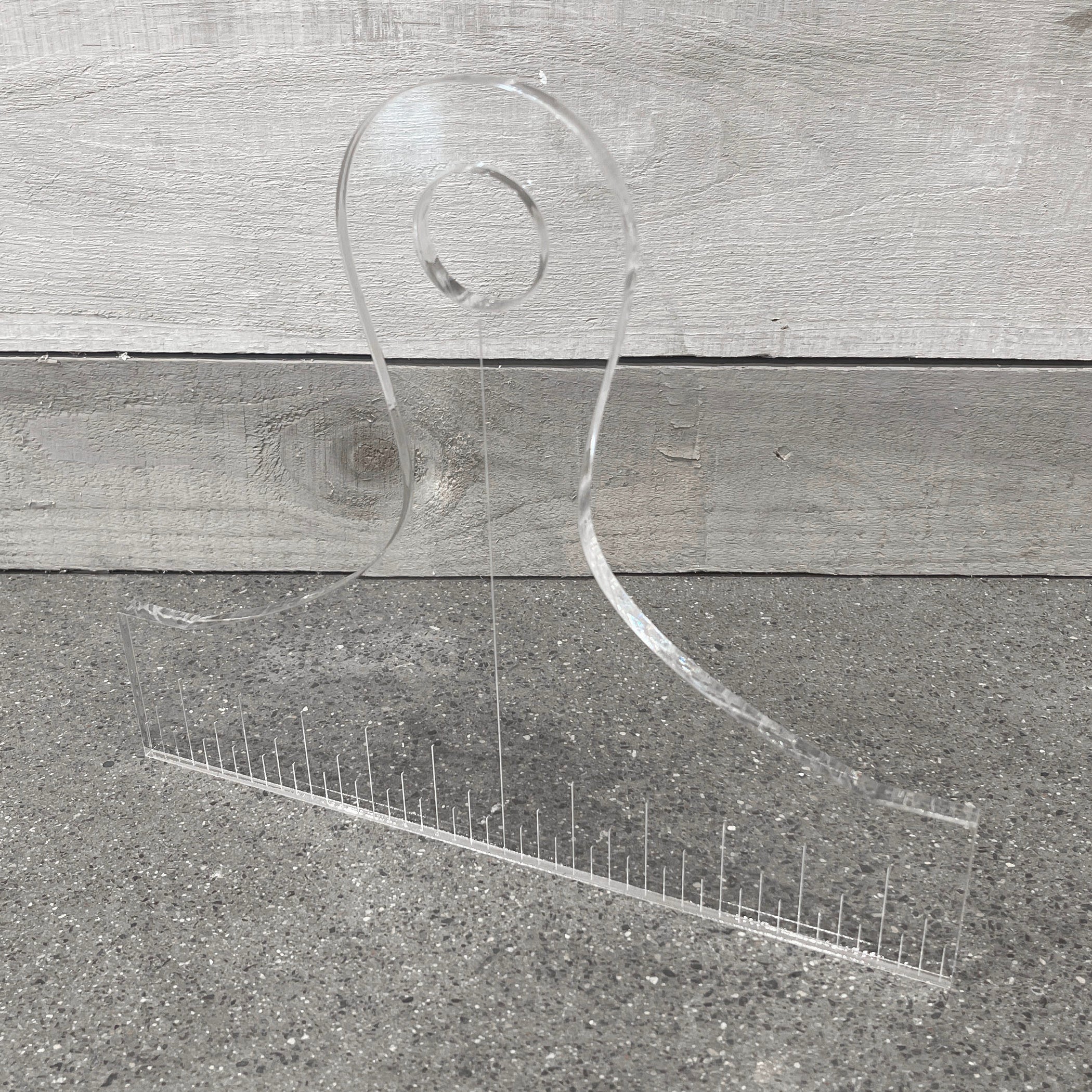 Classic Handle 2 Acrylic Router Template — Crafted Elements