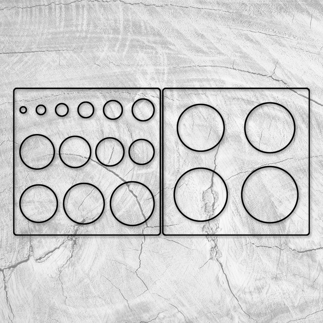 Ultimate Circle Inlay And Pocketing Acrylic Router Template Set ...