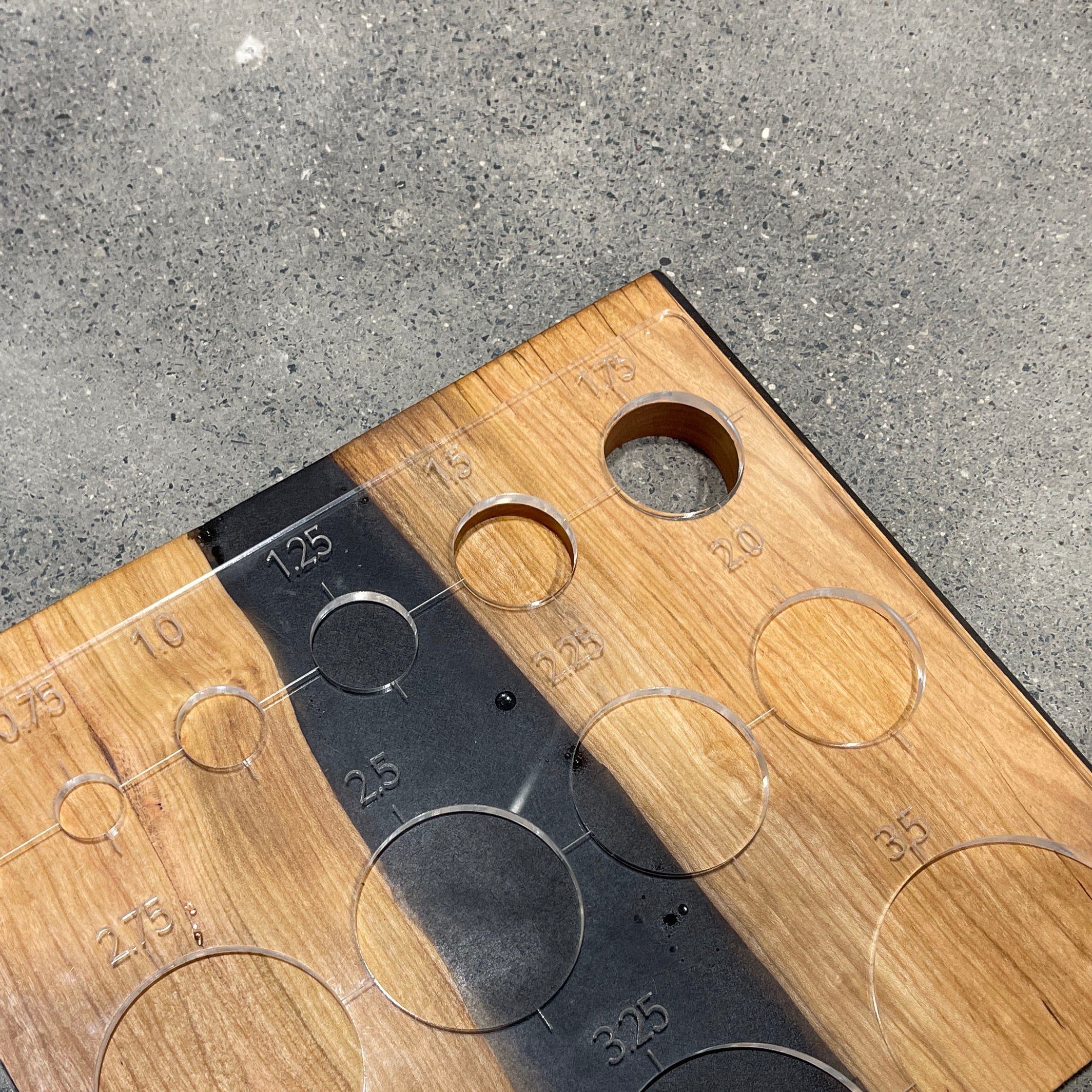 Using Router Circle Template Ultimate Circle Inlay And Pocketing Acrylic Router Template Set ...