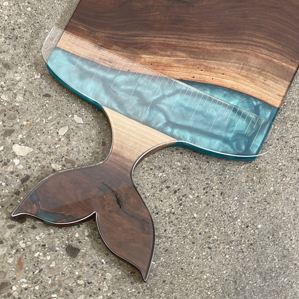 Mermaid Tail Handle Acrylic Router Template