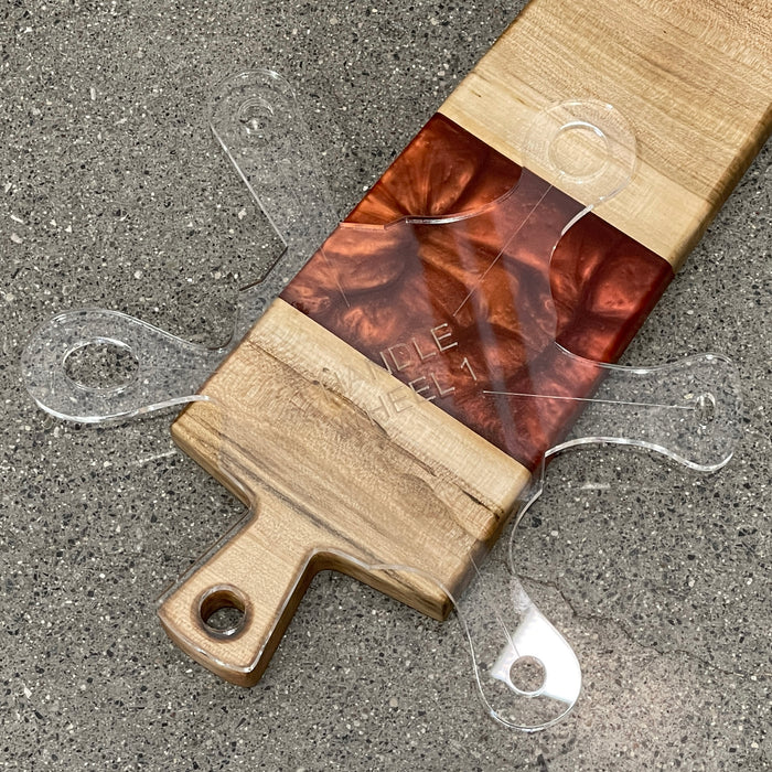 Six Mini Handles Wheel 1 Acrylic Router Template — Crafted Elements