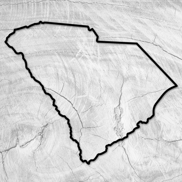 15.3x12.0" State Of South Carolina Acrylic Router Template