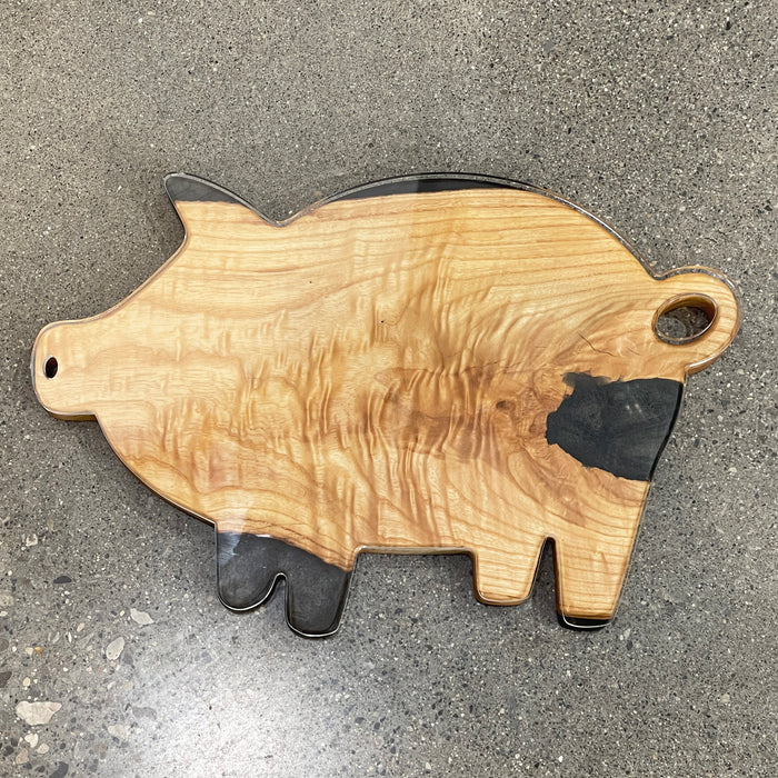 15.9x10.5" Pig Shaped Serving Board Acrylic Router Template