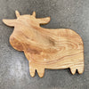 15.9x13.5" Cow Shaped Serving Board Acrylic Router Template