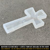 15x8" Flared Cross Acrylic Router Template
