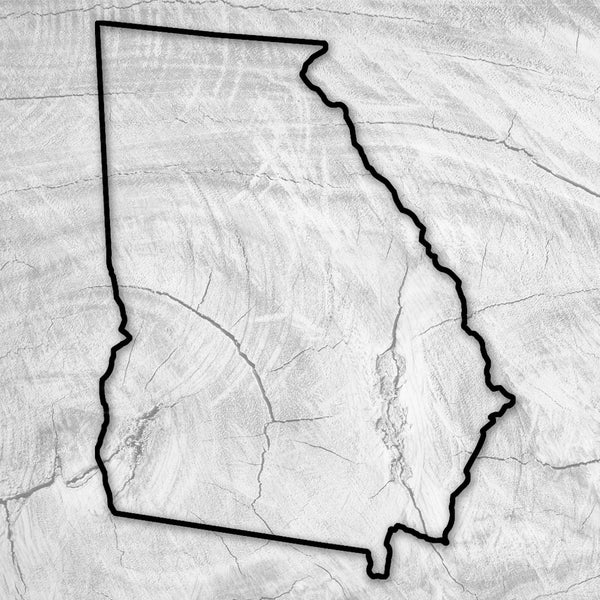 16.0x12.0" State Of Georgia Acrylic Router Template