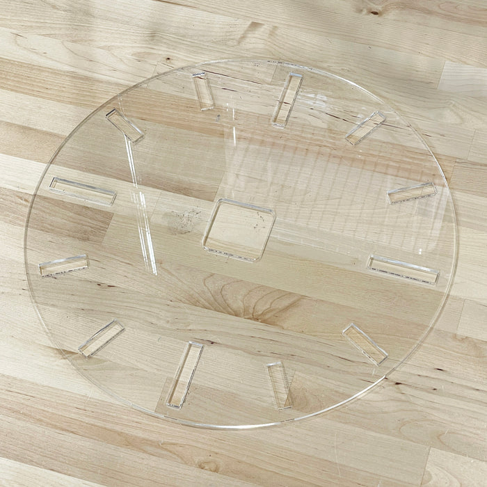 16" Circle + Clock Dials Style 2 Acrylic Router Template