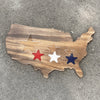 16x10.4" USA + Star Inlay Acrylic Router Template