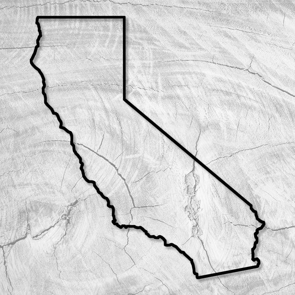 16x14" State Of California Acrylic Router Template