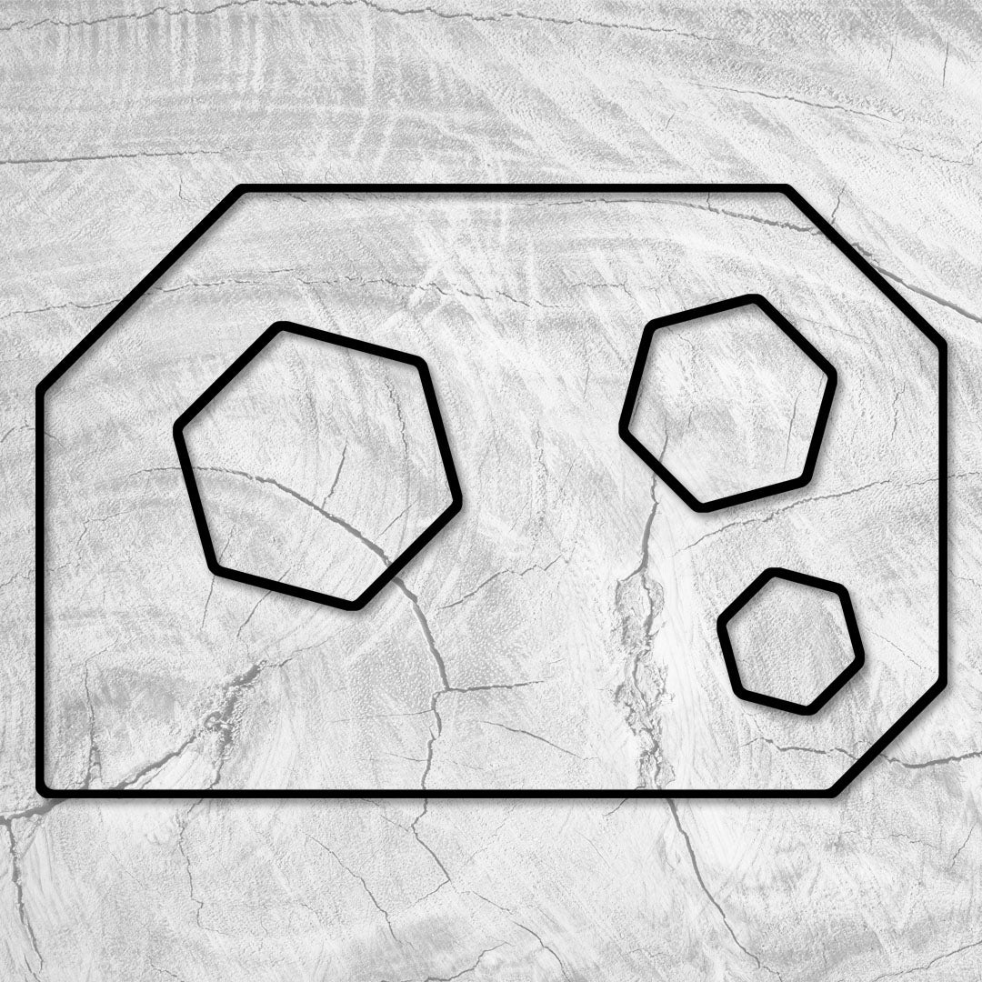 9 25x6 2 3 In 1 Hexagon Grab Handle Acrylic Router Template Crafted 9-25x6-2-3-in-1-hexagon-grab-handle-acrylic-router-template-crafted