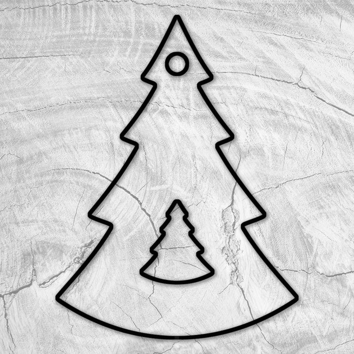 15.75x11.75" Rounded Christmas Tree Acrylic Router Template [Limited Edition]