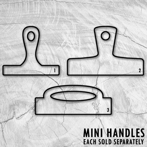 Mini Handles - Acrylic Router Templates For Cheese Boards